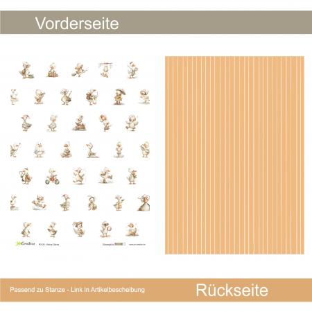 Gänse klein - Serie Gänseglück - Designpapier